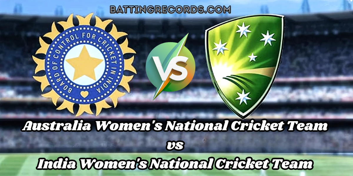 Australia Women's National Cricket Team vs India Women's National Cricket Team Timeline