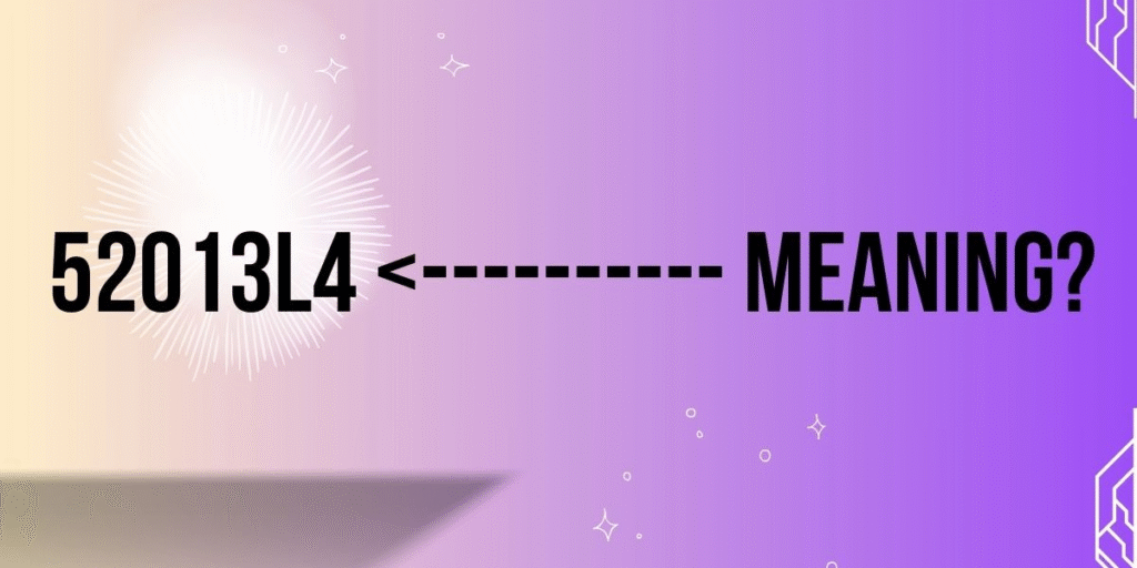52013l4 Meaning