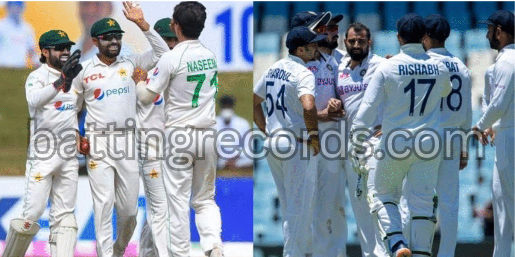 Pakistan National Cricket Team vs India National Cricket Team Timeline