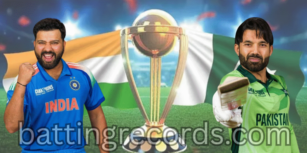 Pakistan National Cricket Team vs India National Cricket Team Timeline