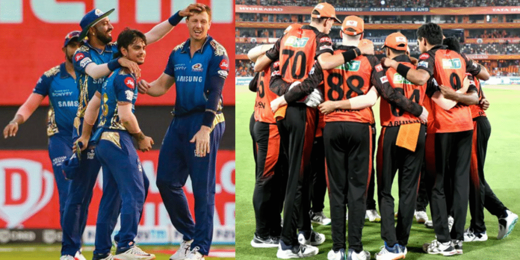 Sunrisers Hyderabad vs Mumbai Indians Timeline