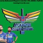 LSG Retained & Released Players List for IPL 2026: Full Breakdown