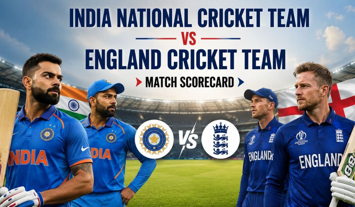 India National Cricket Team vs England Cricket Team Match Scorecard