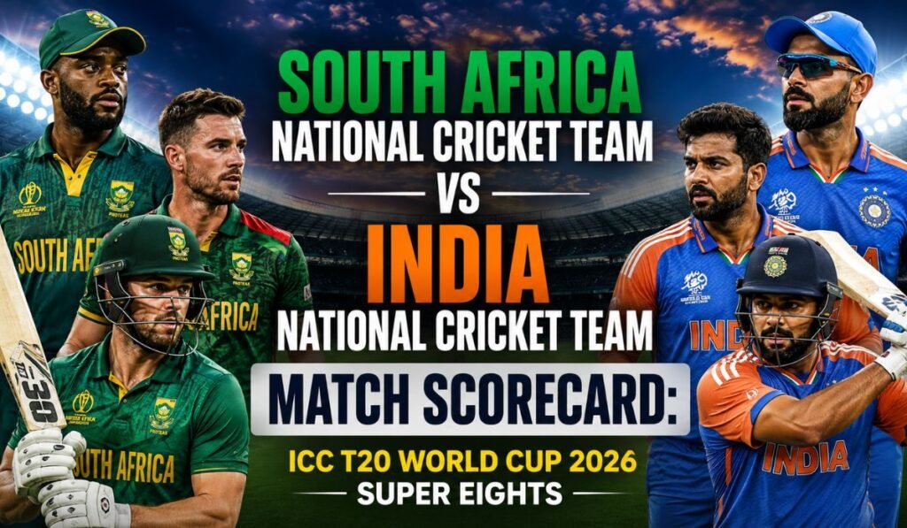 South Africa National Cricket Team vs India National Cricket Team Match Scorecard