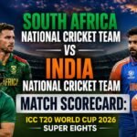 South Africa National Cricket Team vs India National Cricket Team Match Scorecard